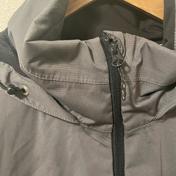 Adidas Zip Up Jacket Hoodie Size Large Men’s Grey - Picture 5 of 9